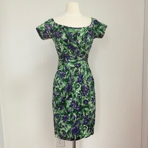 Ceil Chapman Stunning Floral Dress